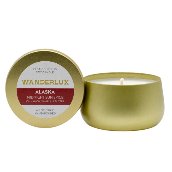 Wanderlux - Midnight Sun Spice Soy Candle – Salmon Sisters