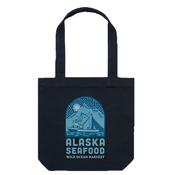 Alaska Seafood Tote Bag – Salmon Sisters