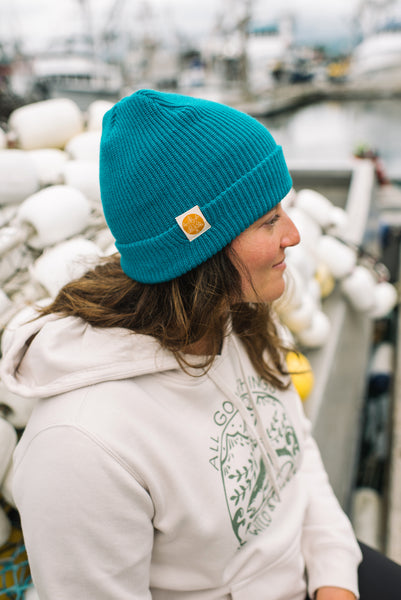 Fishermen's Beanie - Teal – Salmon Sisters
