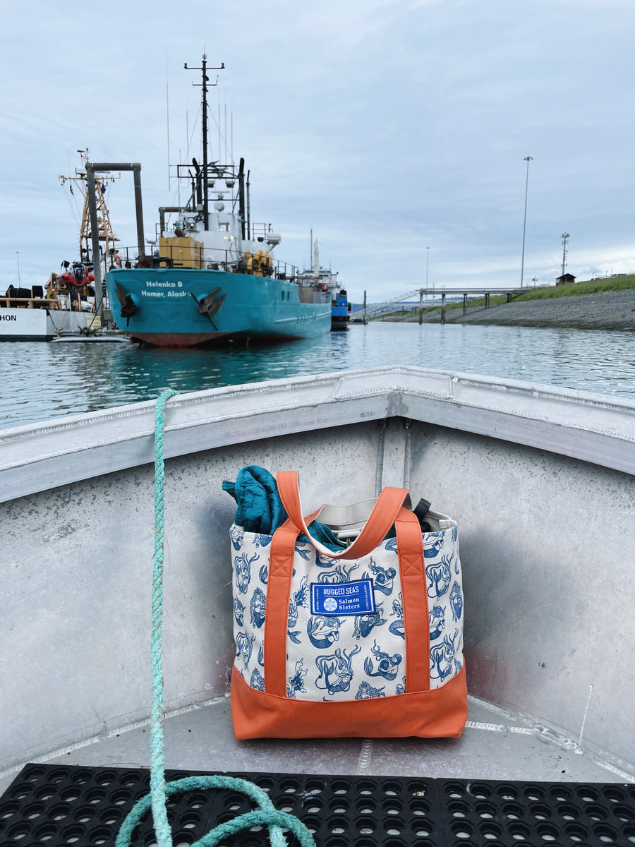 Rugged Seas x Salmon Sisters Tote Bag