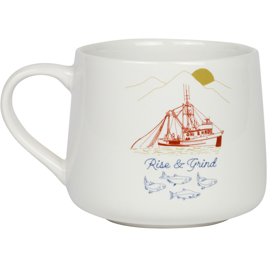 Rise & Grind Ceramic Mug