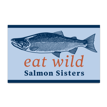 Eat Wild Decal - Blue