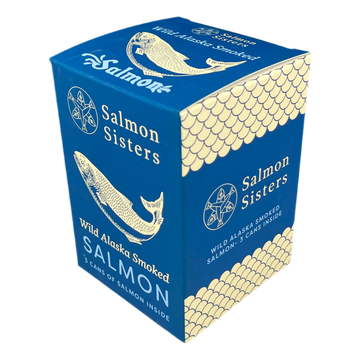 Smoked Tinned Alaska Salmon - 3 Pack