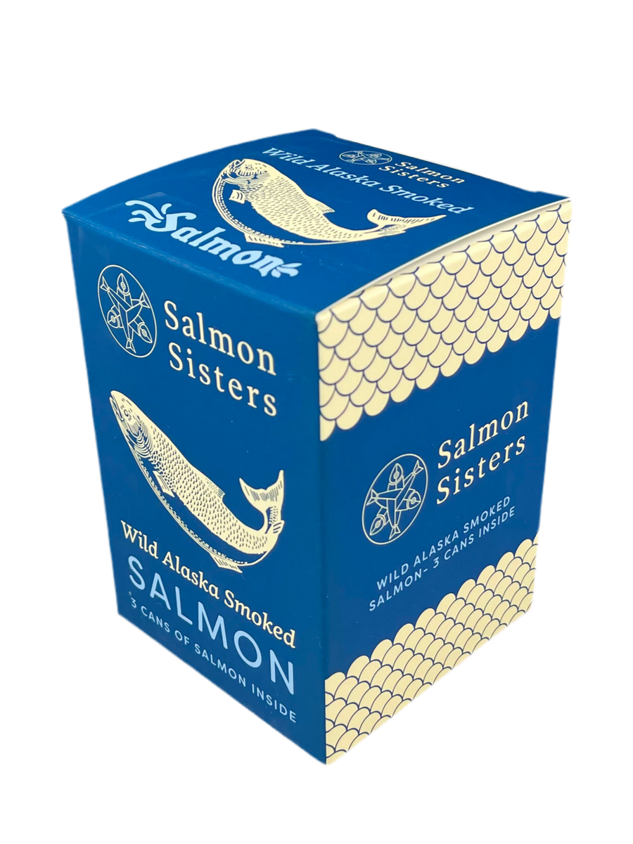 Smoked Tinned Alaska Salmon - 3 Pack