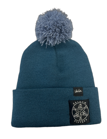 Skida Pom Beanie - Blue