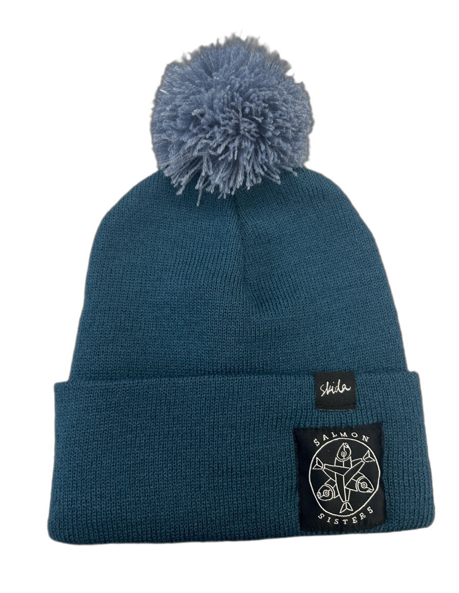 Skida Pom Beanie - Blue