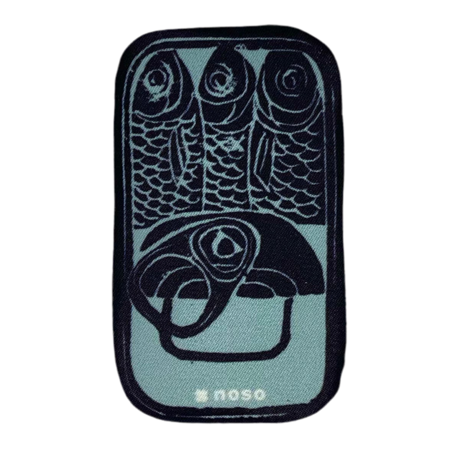 NoSo x Salmon Sisters - Tinned Fish Repair Patch (Dark Blue)