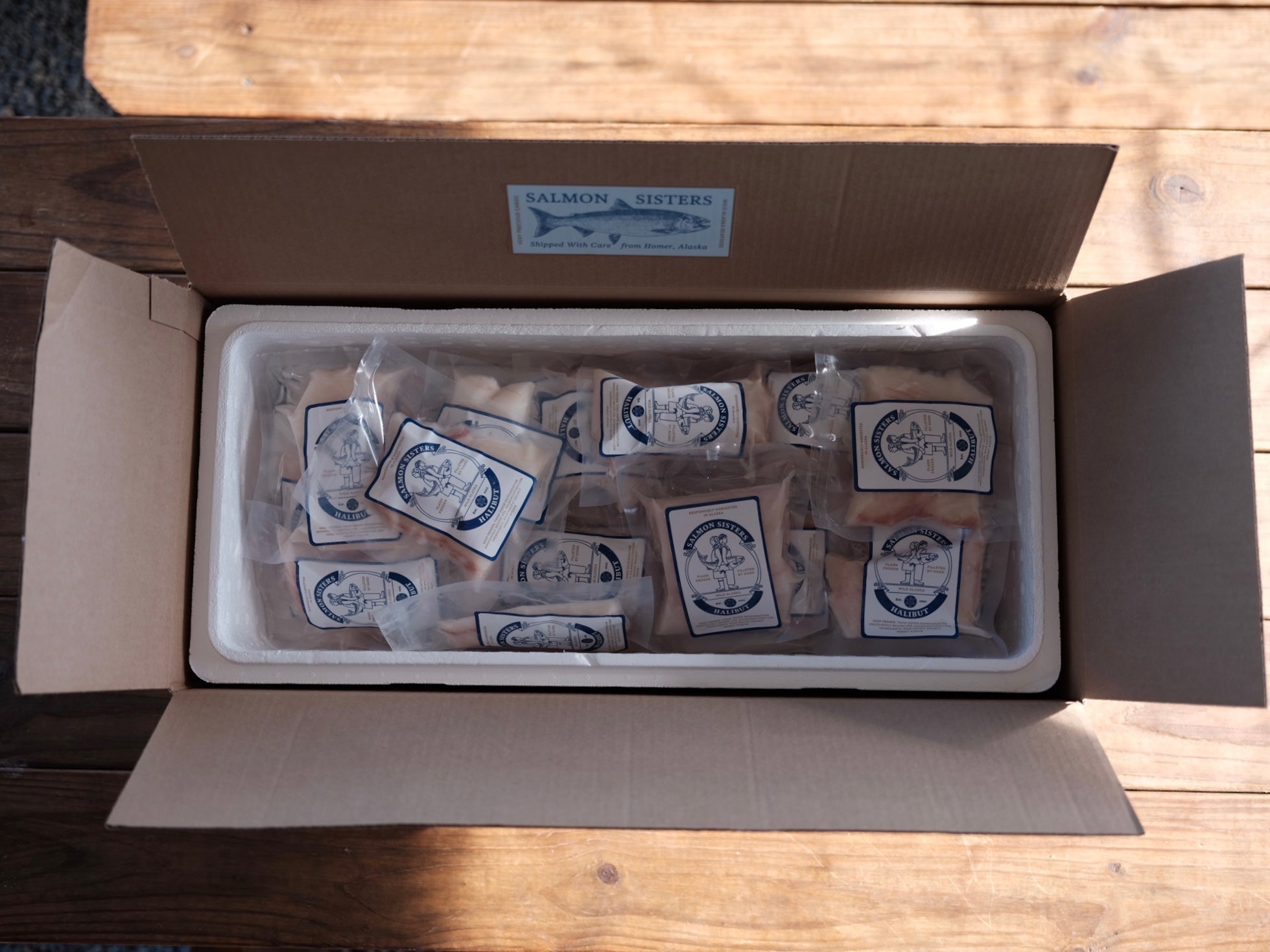 Wild Alaska Halibut Box – Salmon Sisters