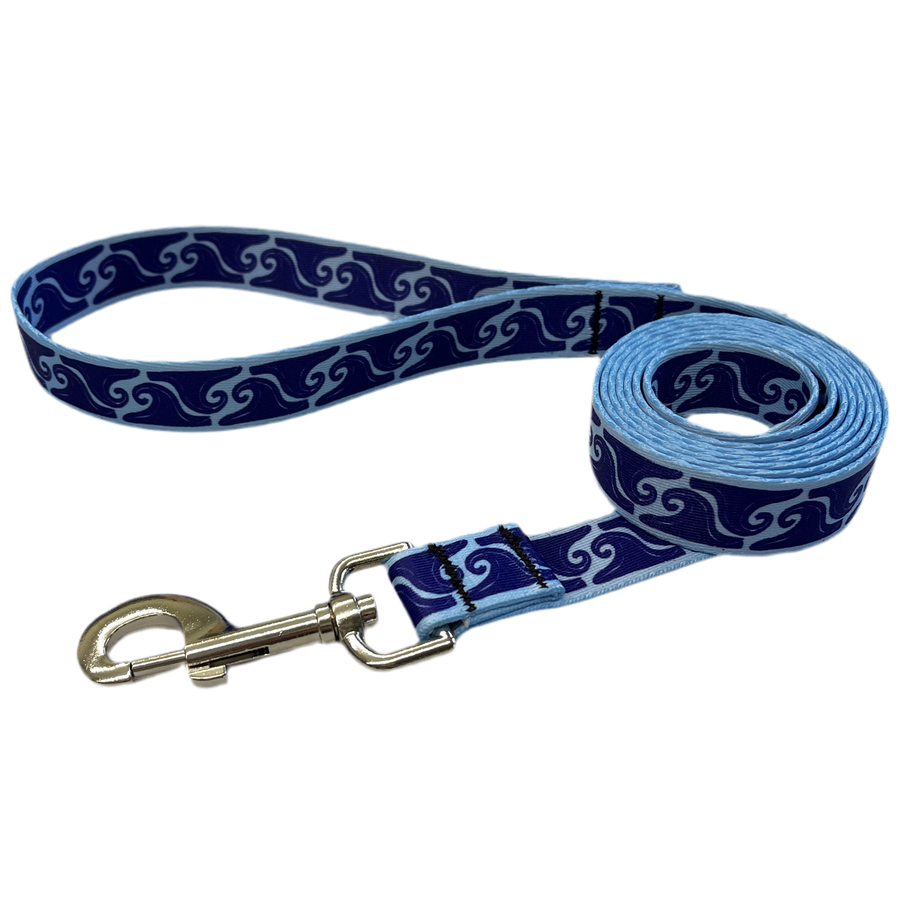 Salmon Sisters Dog Leash - Waves