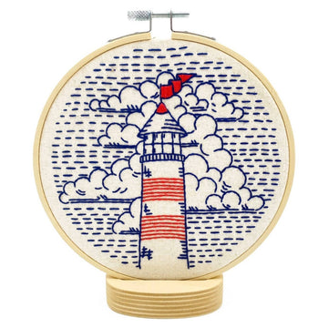 Hook, Line & Tinker - Lighthouse Complete Embroidery Kit