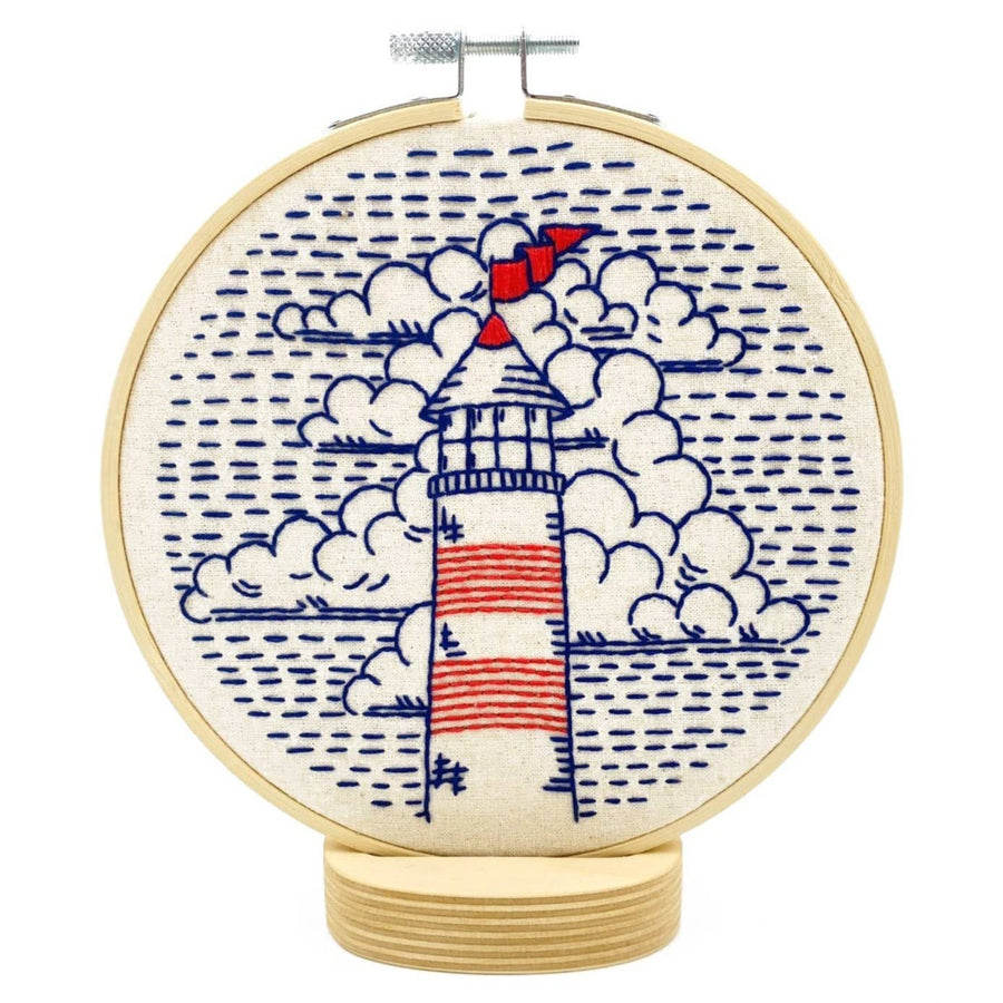 Hook, Line & Tinker - Lighthouse Complete Embroidery Kit