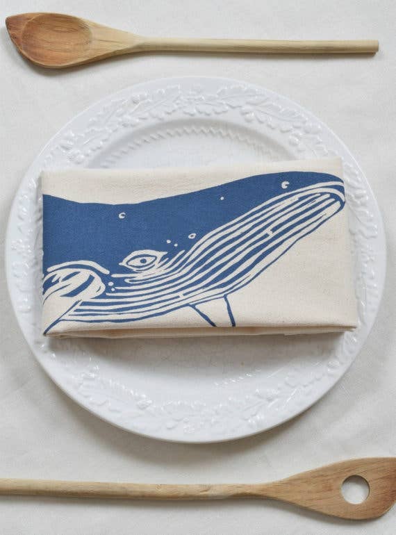 Hearth and Harrow - Whale Tea Towel