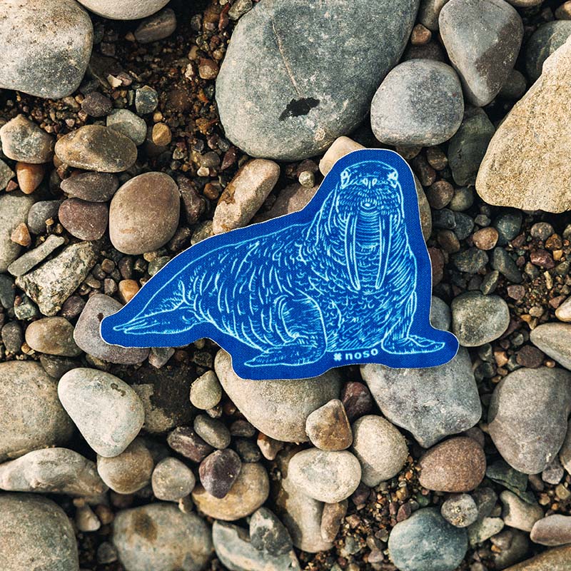 NoSo x Salmon Sisters - Walrus Repair Patch (Blue)