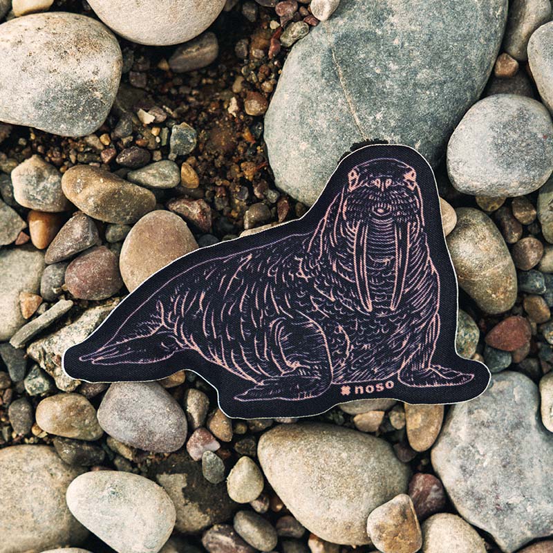 NoSo x Salmon Sisters - Walrus Repair Patch (Black)