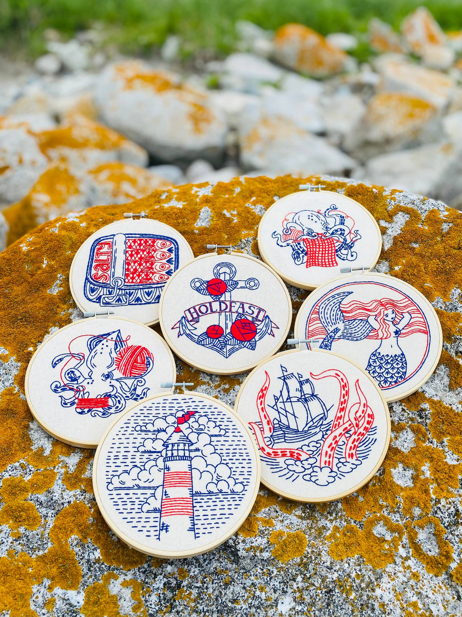 Hook Line & Tinker - Kraken Embroidery Kit