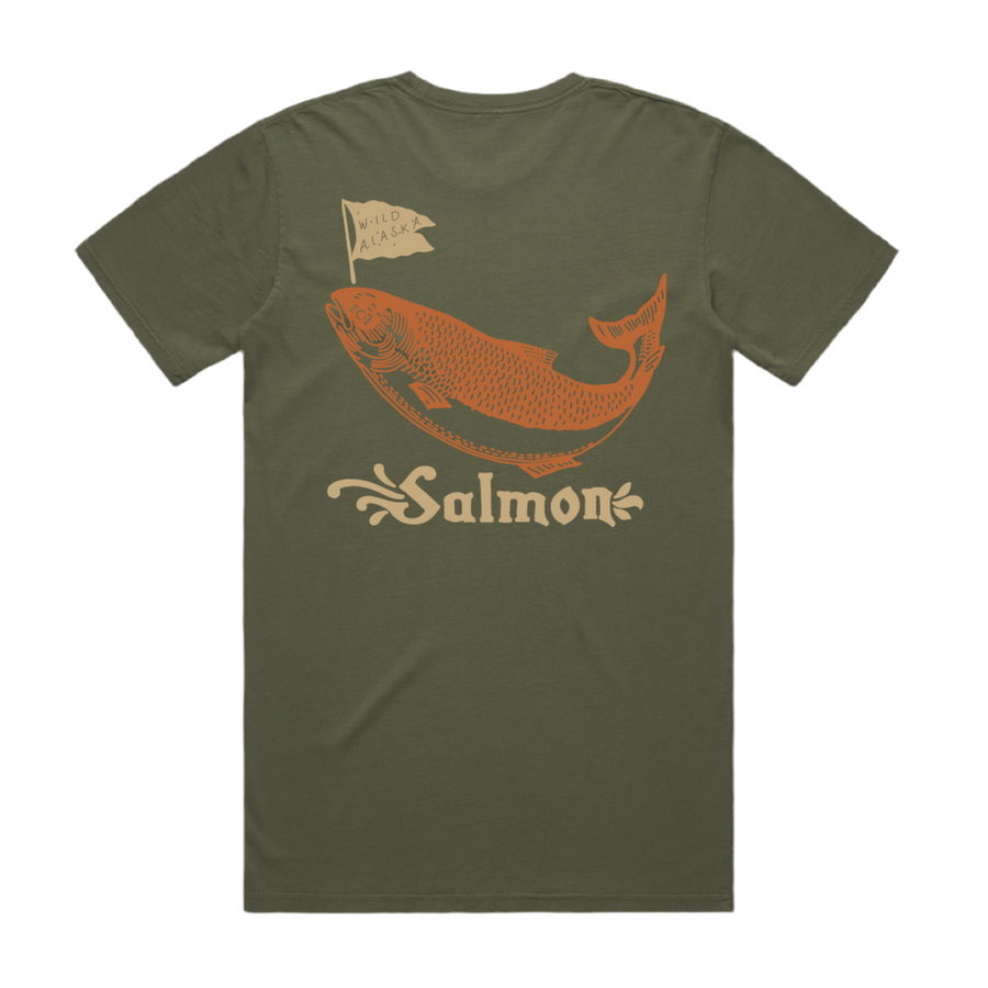 (Pre-order) Men's Wild Alaska Canned Salmon Tee