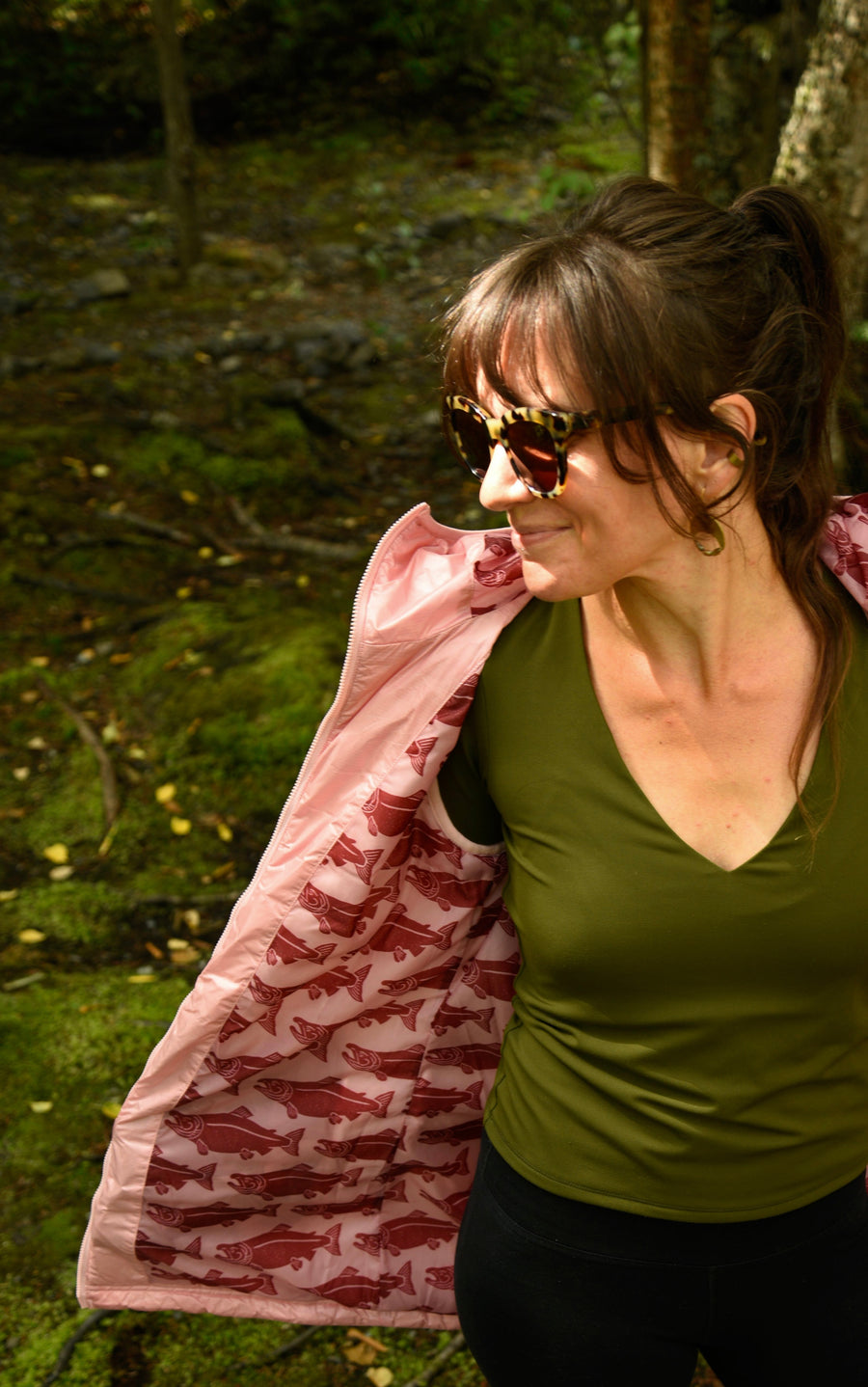 SKHOOP x Salmon Sisters - Sockeye Vest (Wild Pink)