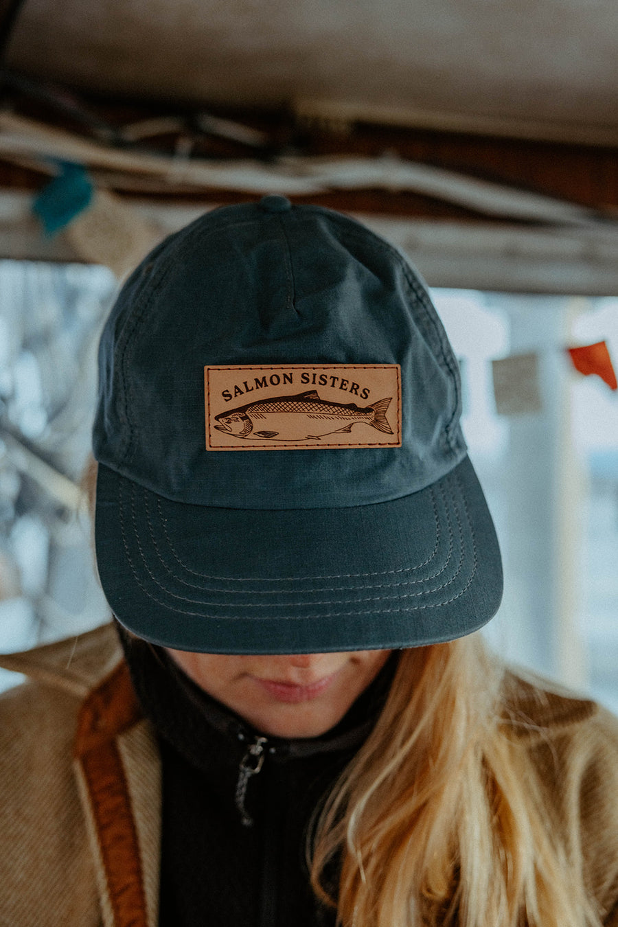 Weatherproof Salmon Cap - Blue