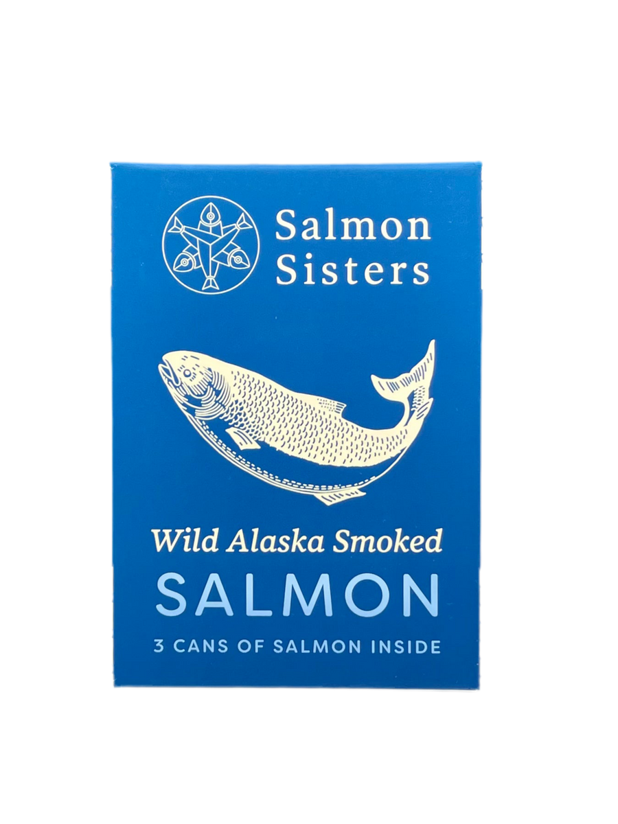 Smoked Tinned Alaska Salmon - 3 Pack