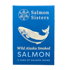 Smoked Tinned Alaska Salmon - 3 Pack