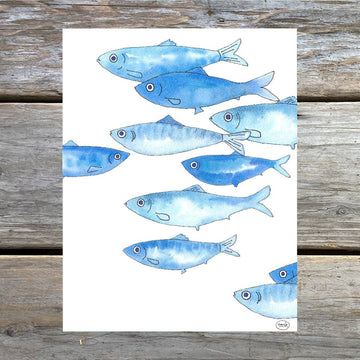 Natasha Zahn - Herring Note Card