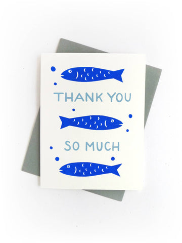 Middle Dune - Fish Thank You Card