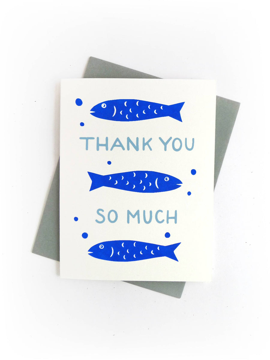 Middle Dune - Fish Thank You Card