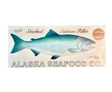 Alaska Seafood Co - Smoked Sockeye Gift Box (1 LB)