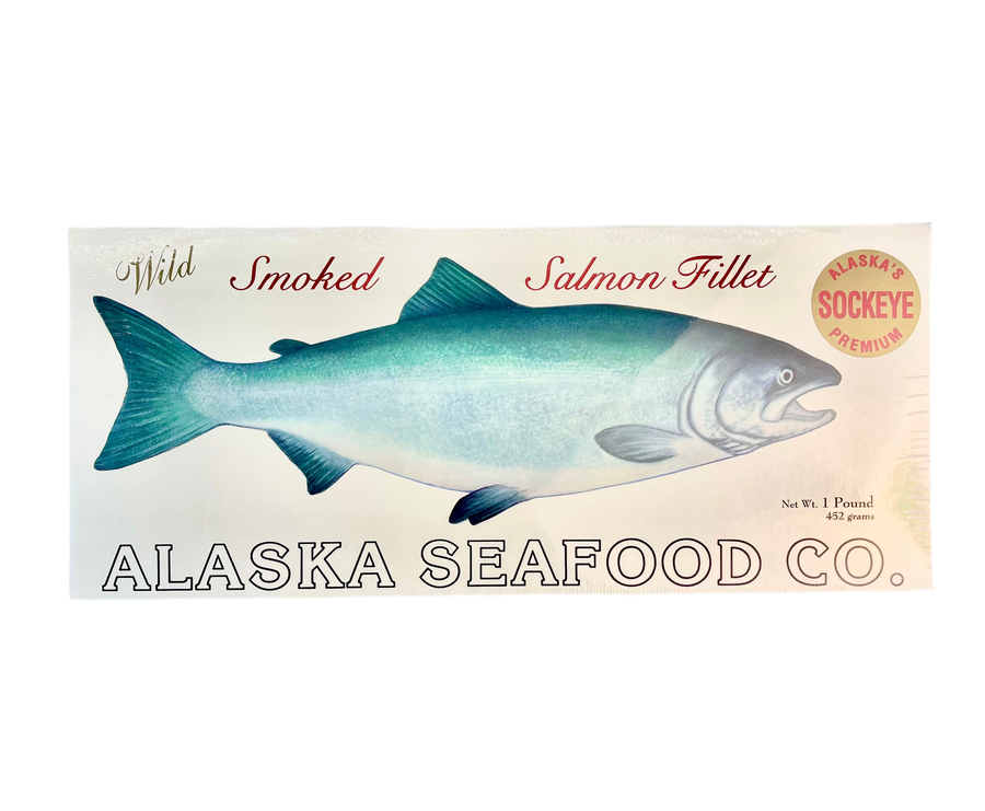 Alaska Seafood Co - Smoked Sockeye Gift Box (1 LB)