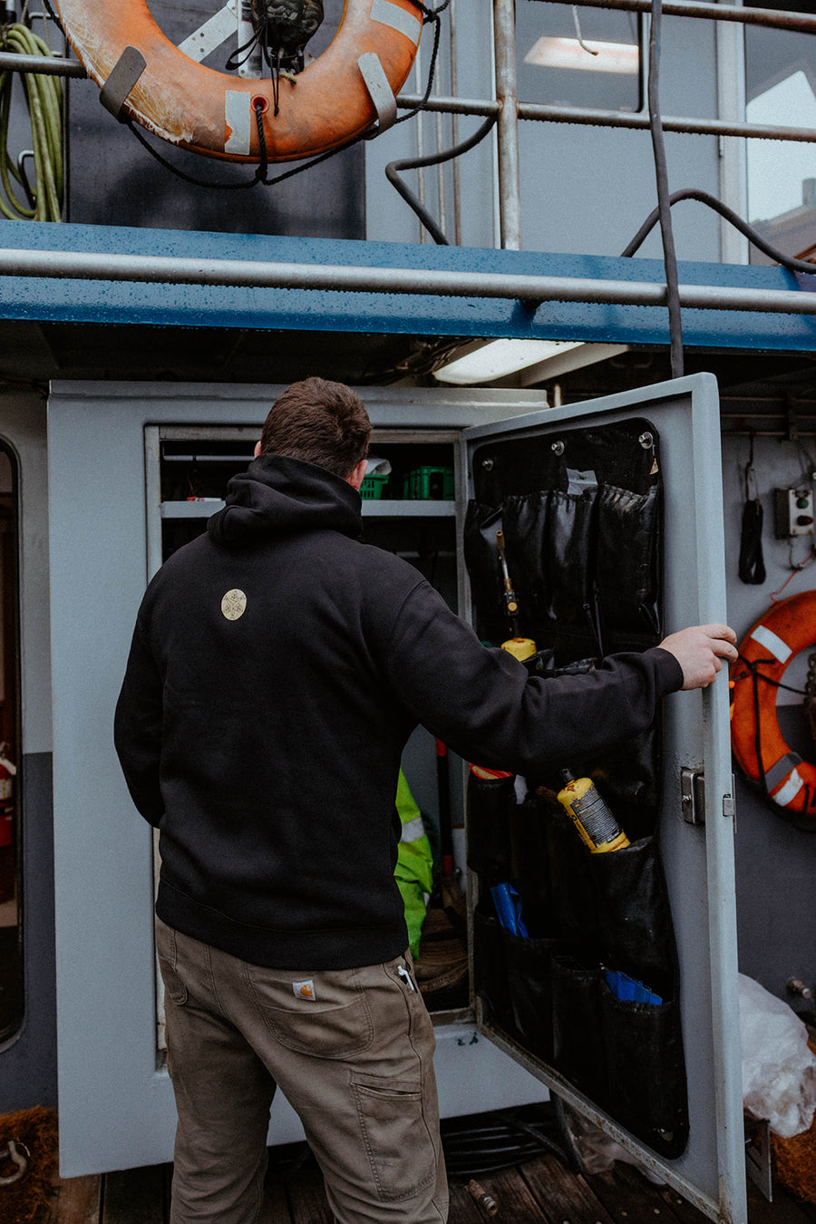 Wild Salmon Forever Hoodie - Black