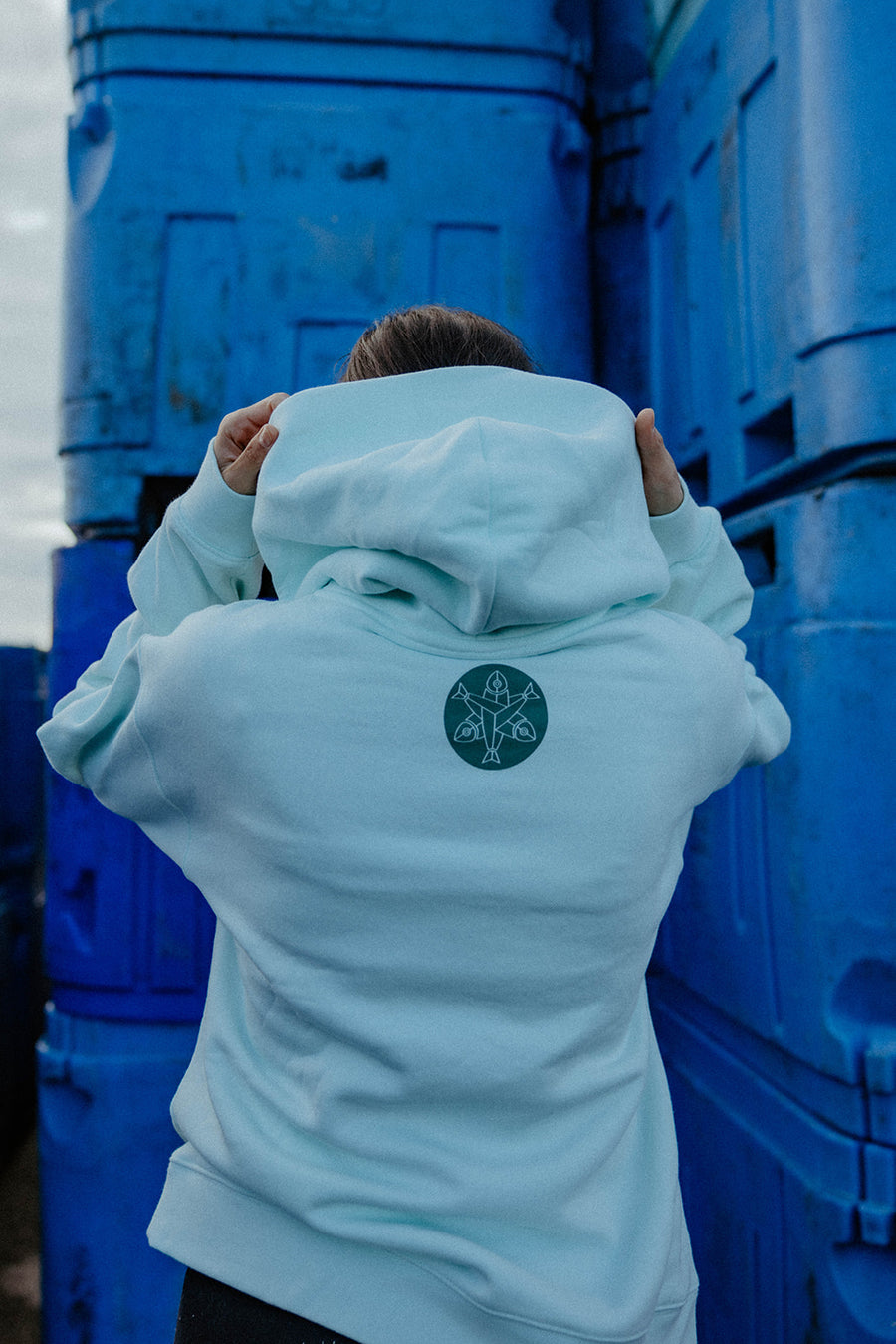 Wild & Free Pullover Hoodie - Seafoam