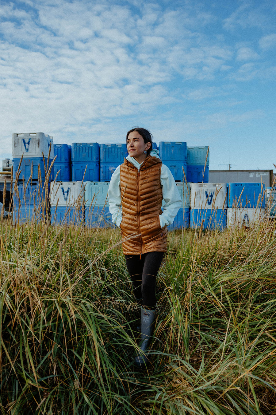 SKHOOP x Salmon Sisters - Limpet Vest (Amber)