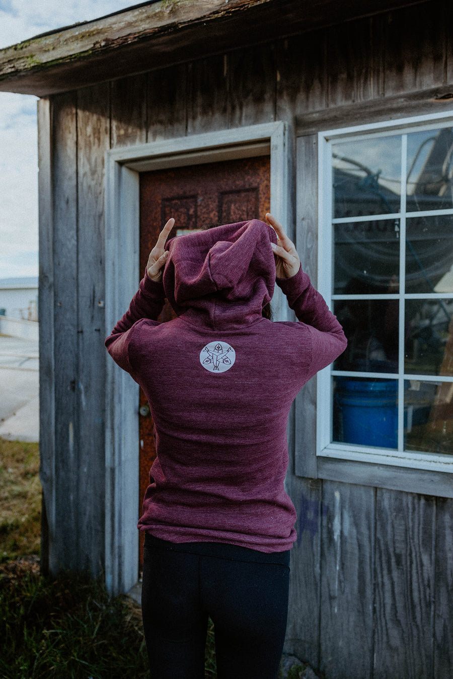 Wild & Free Pullover Hoodie - Berry
