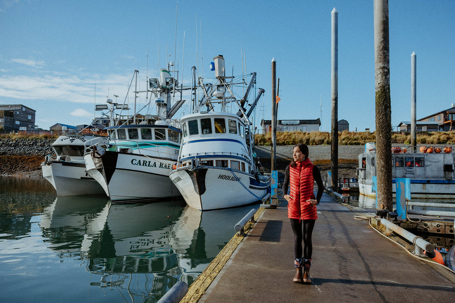 SKHOOP x Salmon Sisters - Sockeye Vest (Red Granite)