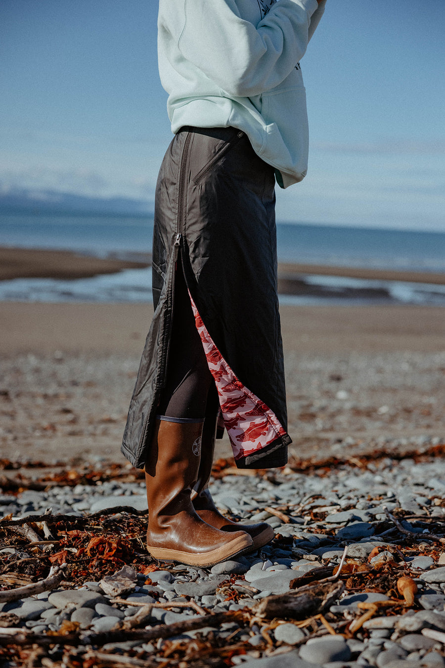 SKHOOP x Salmon Sisters - Original Skirt (Black)