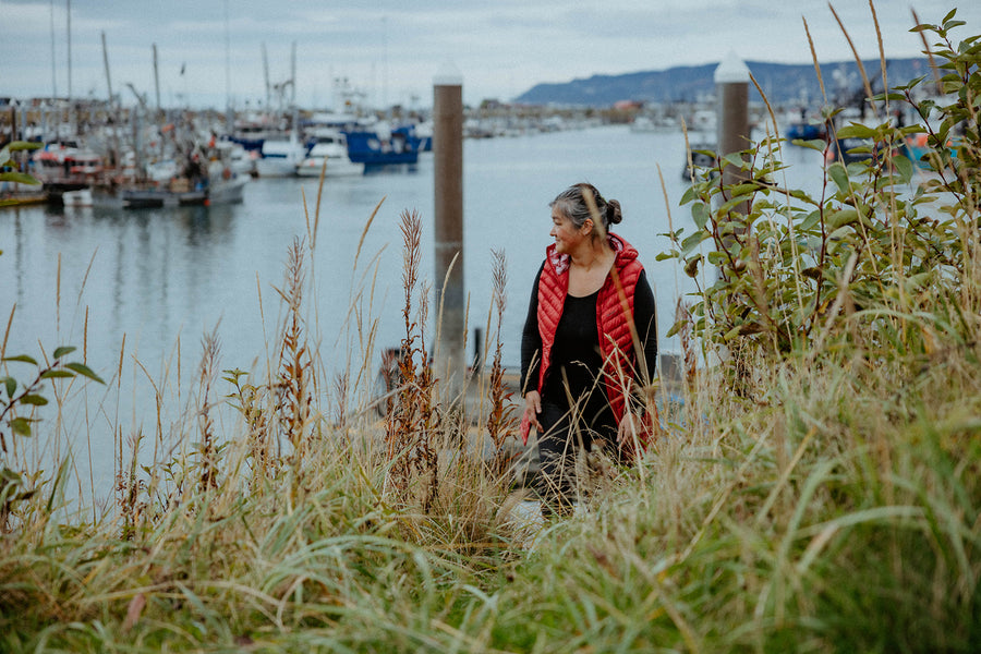 SKHOOP x Salmon Sisters - Sockeye Vest (Red Granite)
