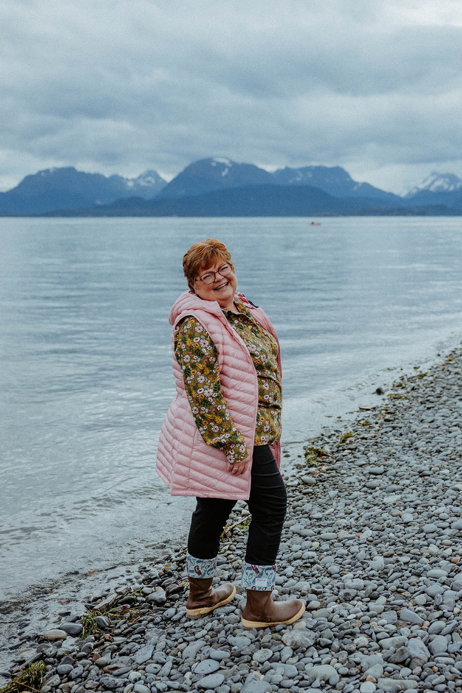 SKHOOP x Salmon Sisters - Sockeye Vest (Wild Pink)
