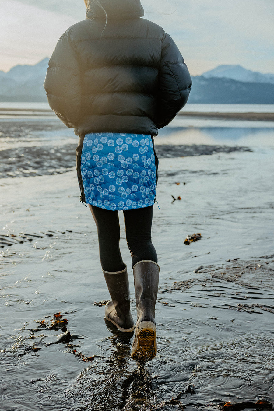 SKHOOP x Salmon Sisters - Limpet Kari Skirt (Blue)