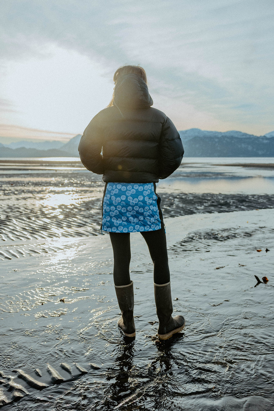 SKHOOP x Salmon Sisters - Limpet Kari Skirt (Blue)