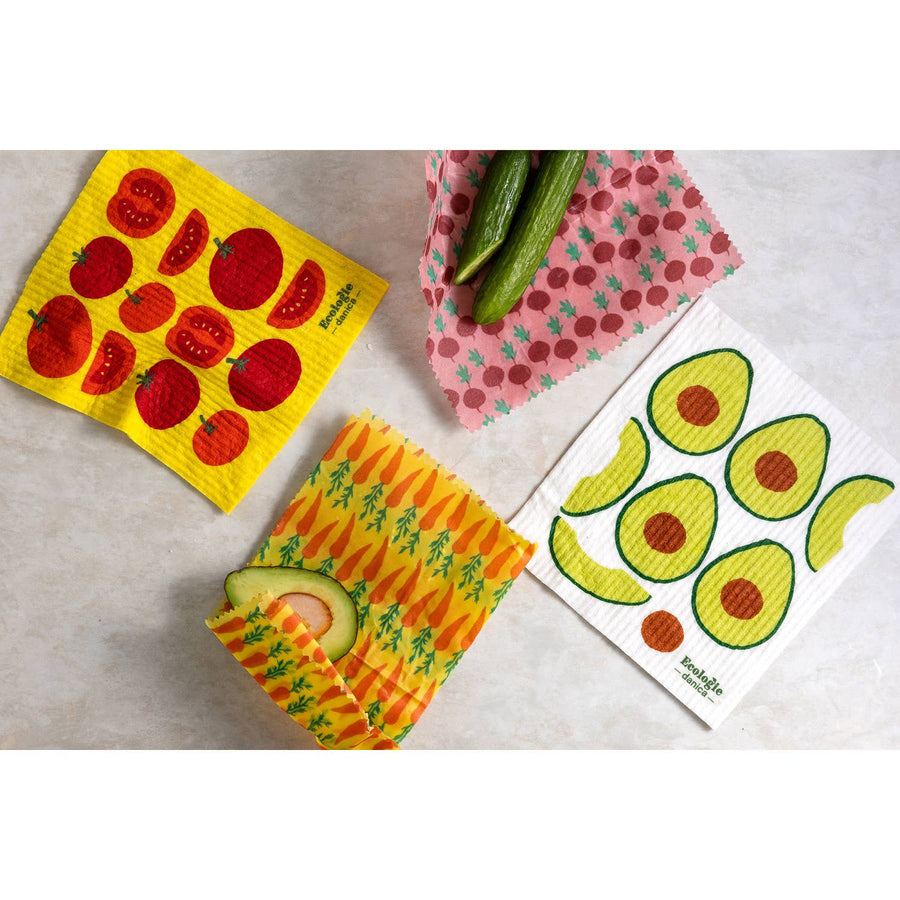 Ecologie - Tomatoes Swedish Dishcloth