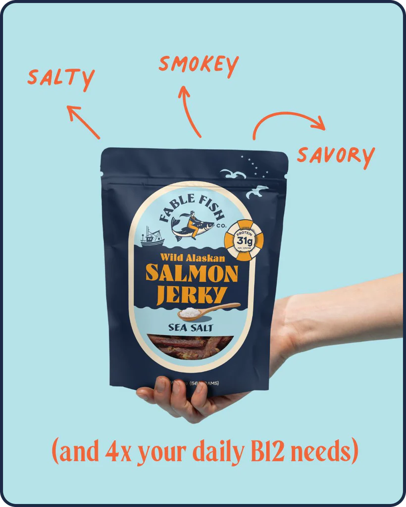Fable Fish Co. - Sea Salt Sockeye Salmon Jerky