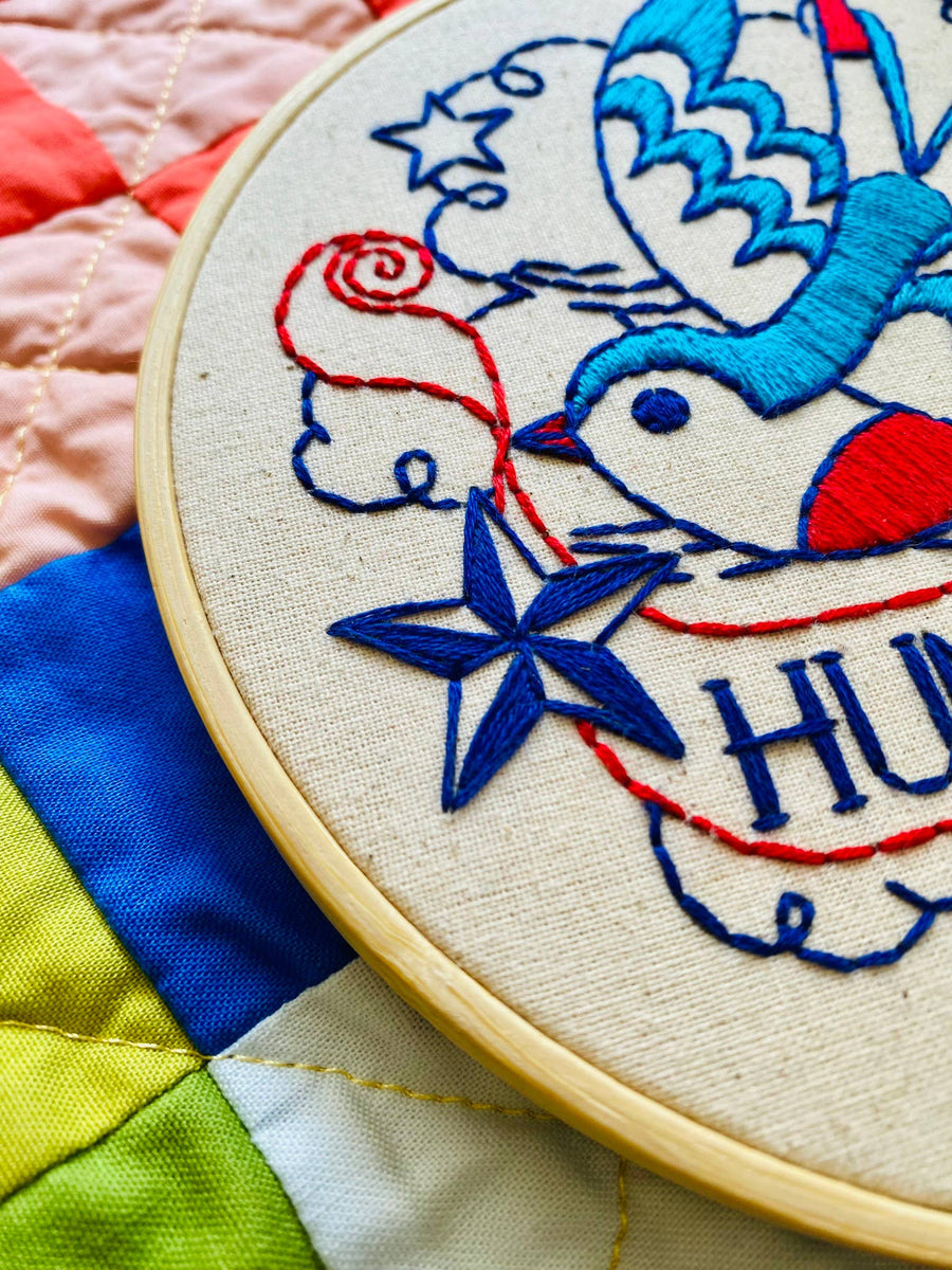 Hook, Line & Tinker - Hunky Dory Complete Embroidery Kit