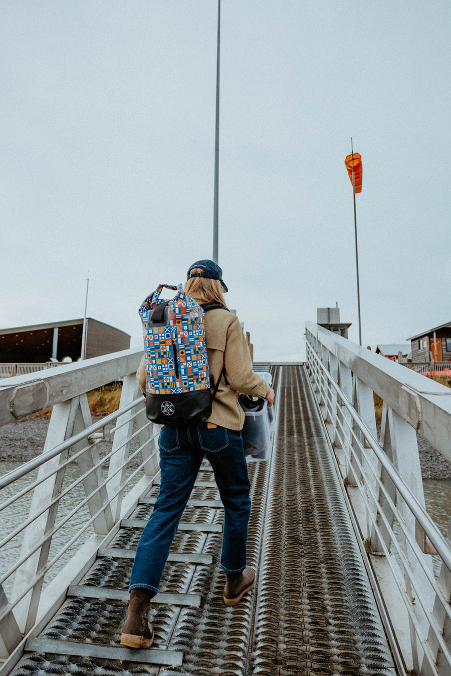 Nautical Flags Dry Bag Backpack