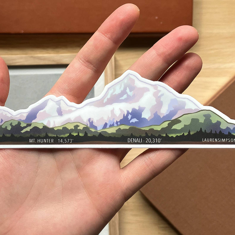 Lauren Simpson - Alaska Range Sticker