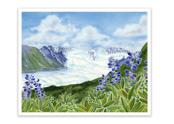 Jill Richie - Lap of Lupine Print