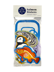 Salmon Sisters Sticker 6-Pack
