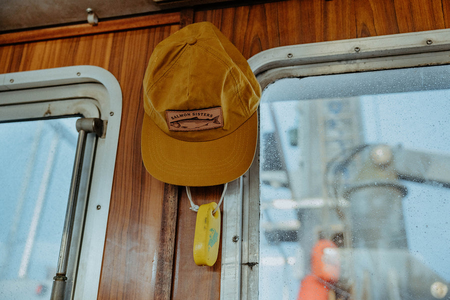 Weatherproof Salmon Cap - Yellow