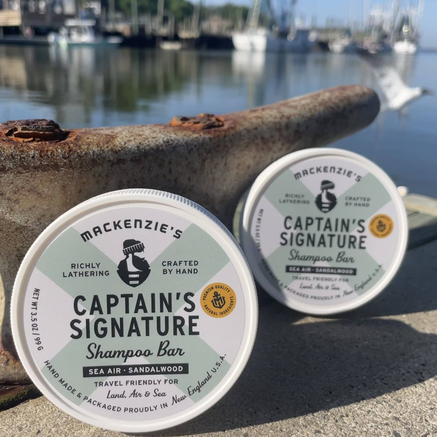 Mackenzie’s Fisherman - Captain's Signature Shampoo Bar, 3.5 oz