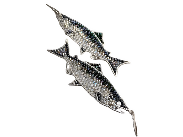 Stray Goose - Salmon Earrings
