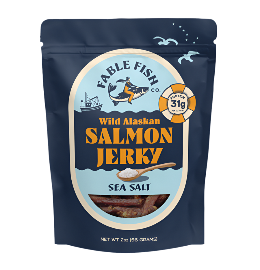 Fable Fish Co. - Sea Salt Sockeye Salmon Jerky